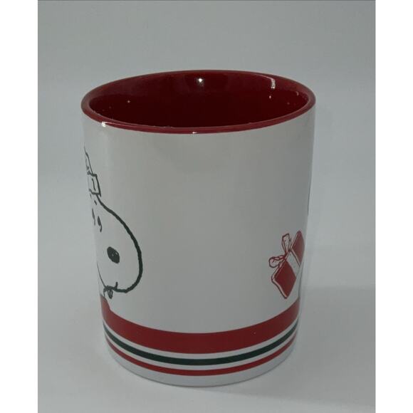 Charlie Brown Snoopy Large 20oz Coffee Mug Merry Christmas 2024 Bioworld - Picture 2 of 7